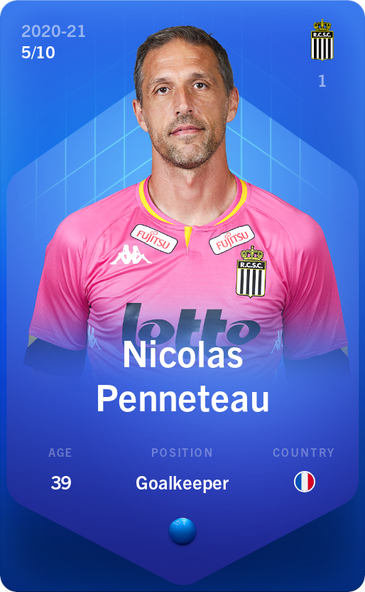 Sorare - Sorare Official - Nicolas Penneteau 2020-21 • Super Rare 5/10 - NFT # 52645875599907189505455761659658603229532248646583448259975240458208324200642
