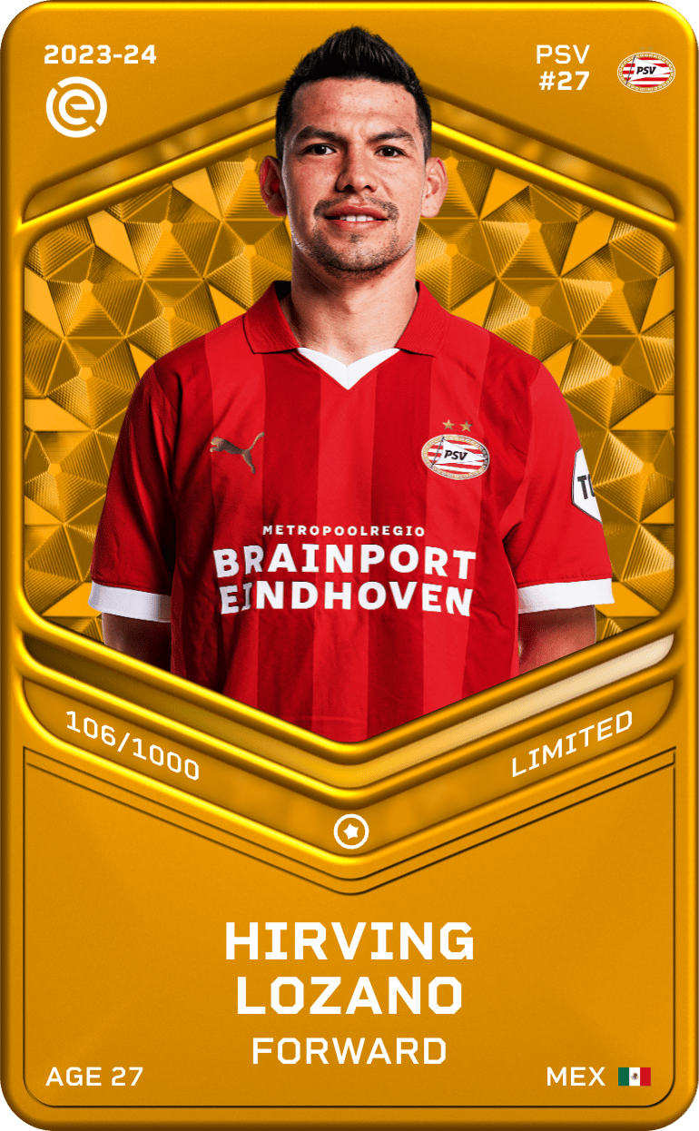 Hirving Lozano 2023-24 • Limited 106/1000