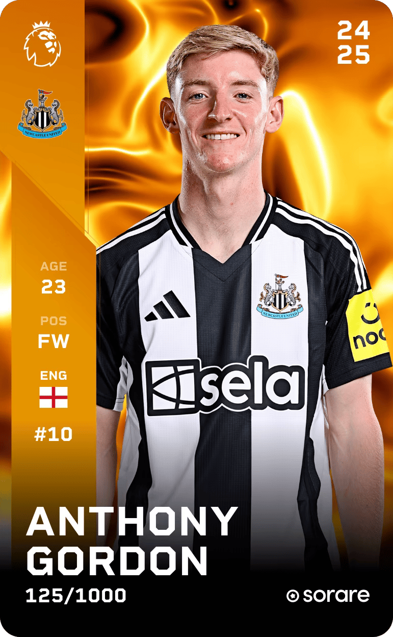 Anthony Gordon 2024-25 • Limited 125/1000