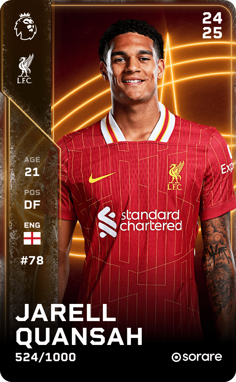 Jarell Quansah 2024-25 • Limited 524/1000