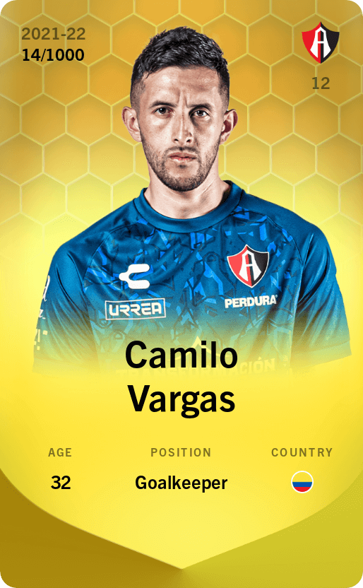 Camilo Vargas 2021-22 • Limited 14/1000