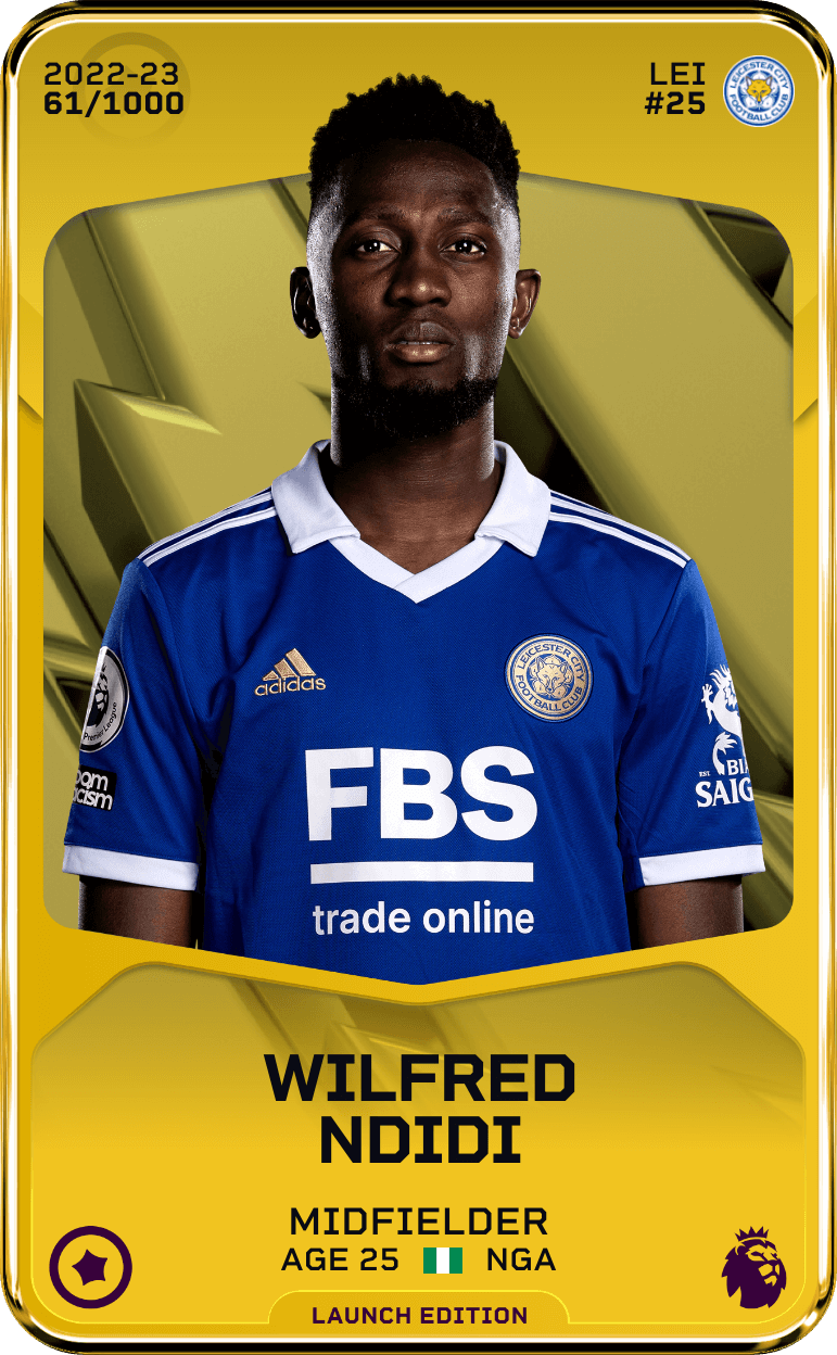 Wilfred Ndidi 2022-23 • Limited 61/1000