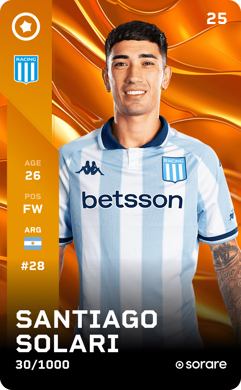 Santiago Solari 2025-26 • Limited 30/1000