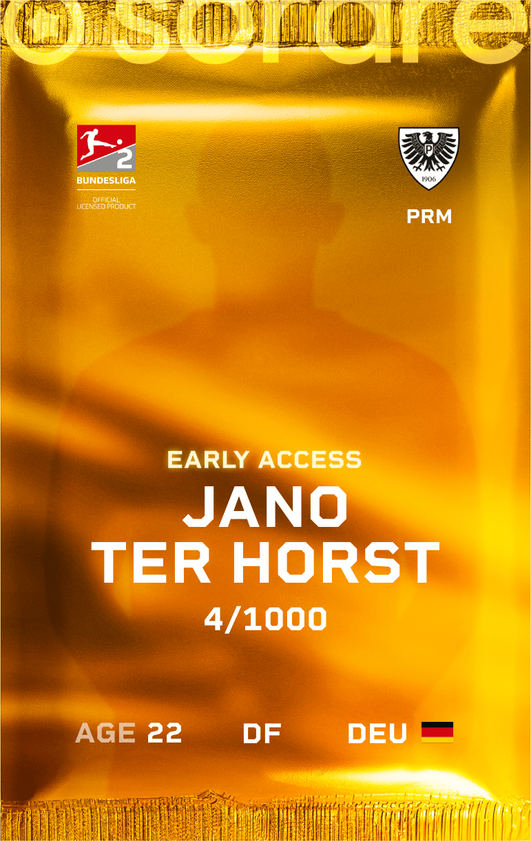 Jano ter Horst 2024-25 • Limited 4/1000