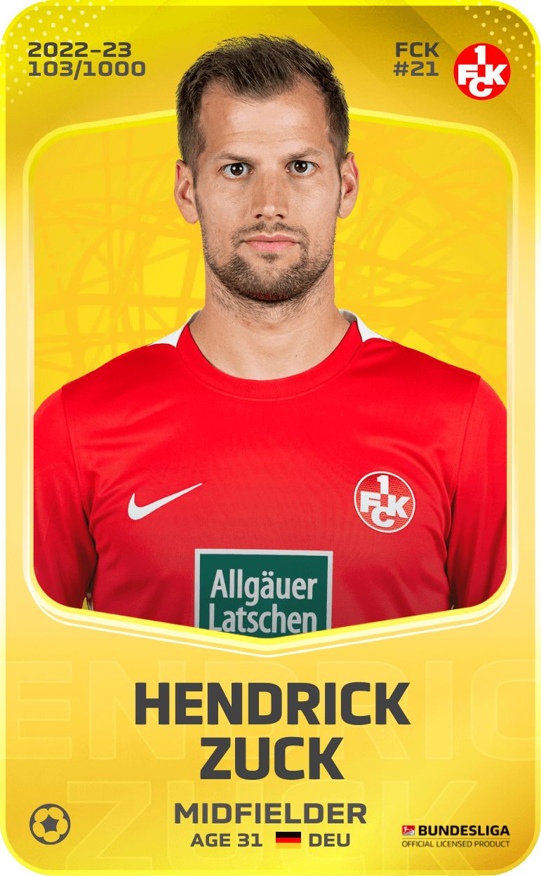 Hendrick Zuck 2022-23 • Limited 103/1000