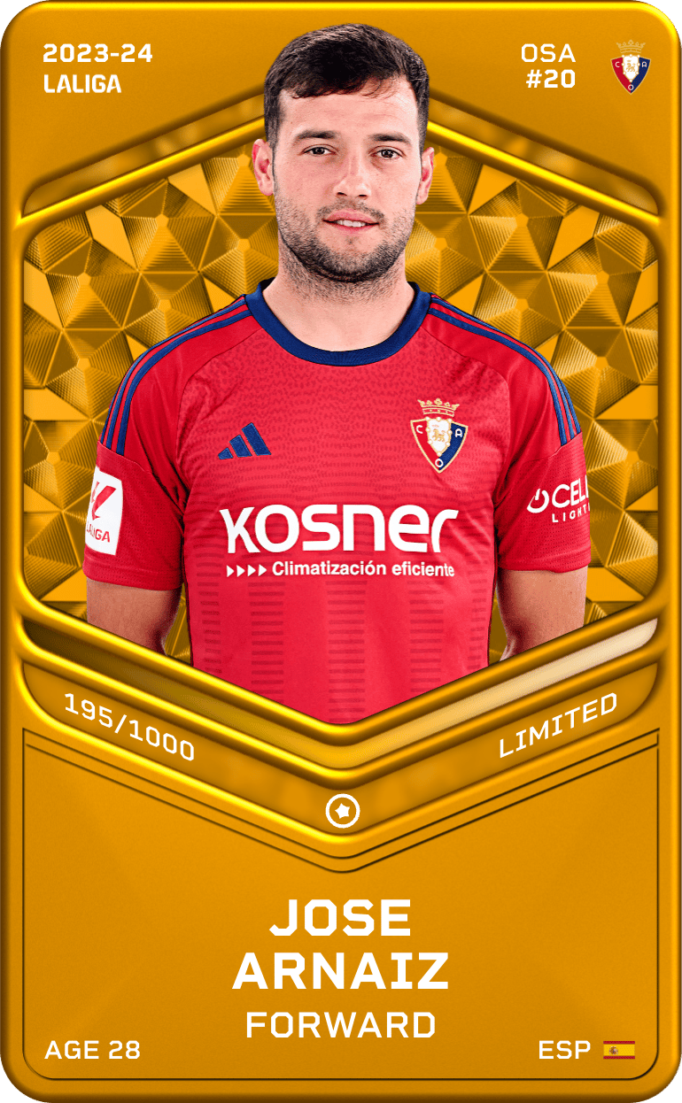 Jose Arnaiz 2023-24 • Limited 195/1000