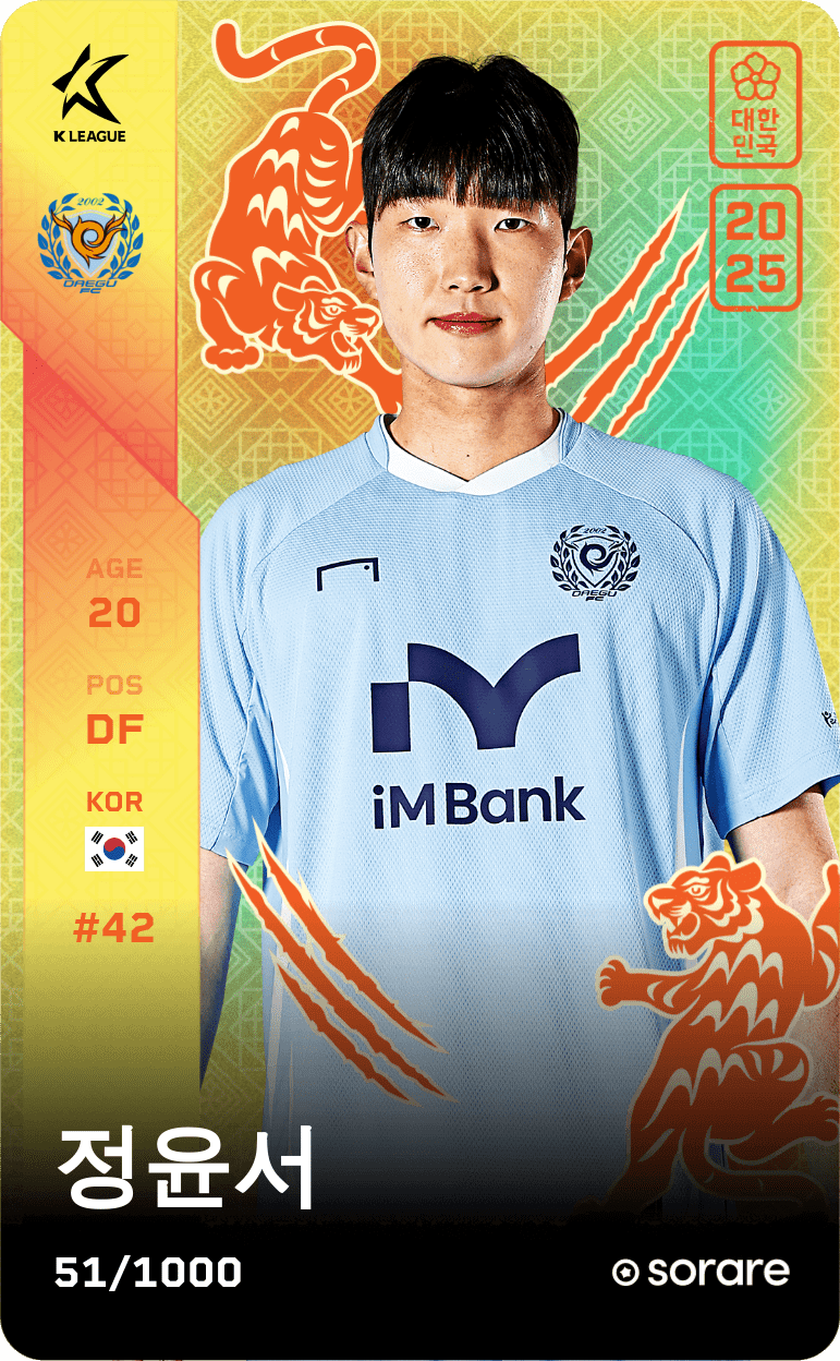 Jung Yoon-Seo 2025-26 • Limited 51/1000