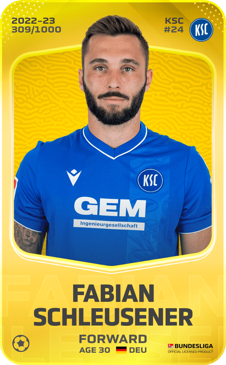 Fabian Schleusener 2022-23 • Limited 309/1000