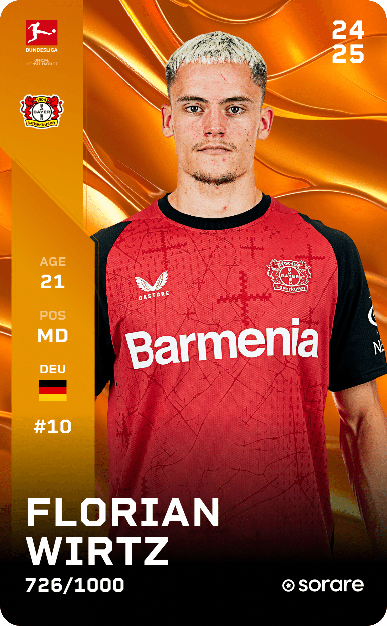 Florian Wirtz 2024-25 • Limited 726/1000