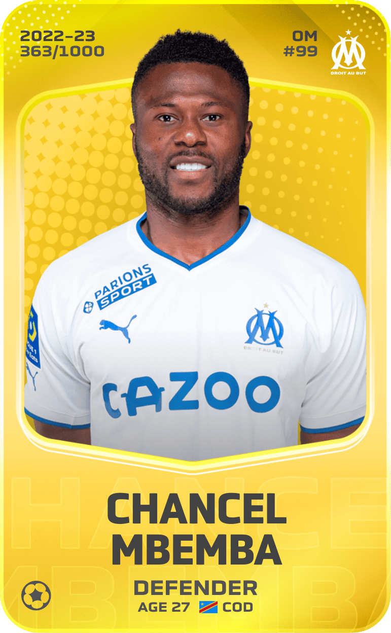 Chancel Mbemba 2022-23 • Limited 363/1000