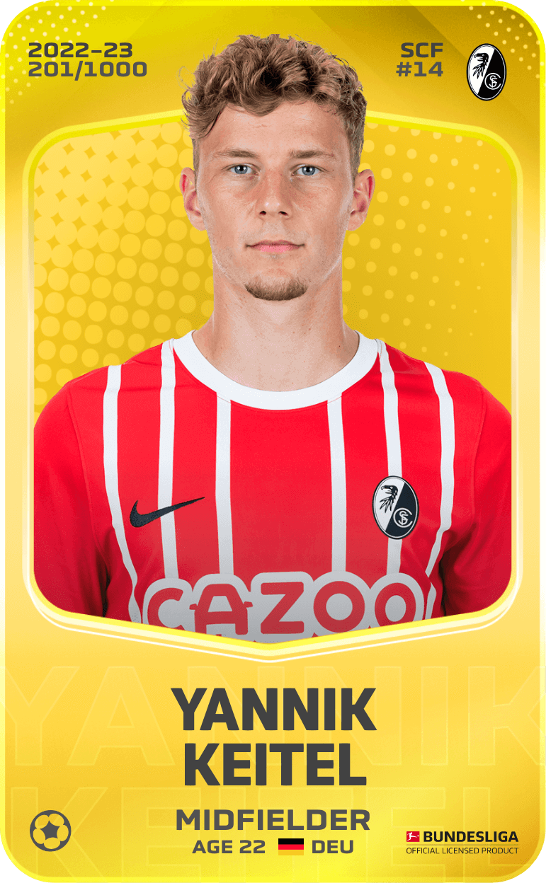 Yannik Keitel 2022-23 • Limited 201/1000