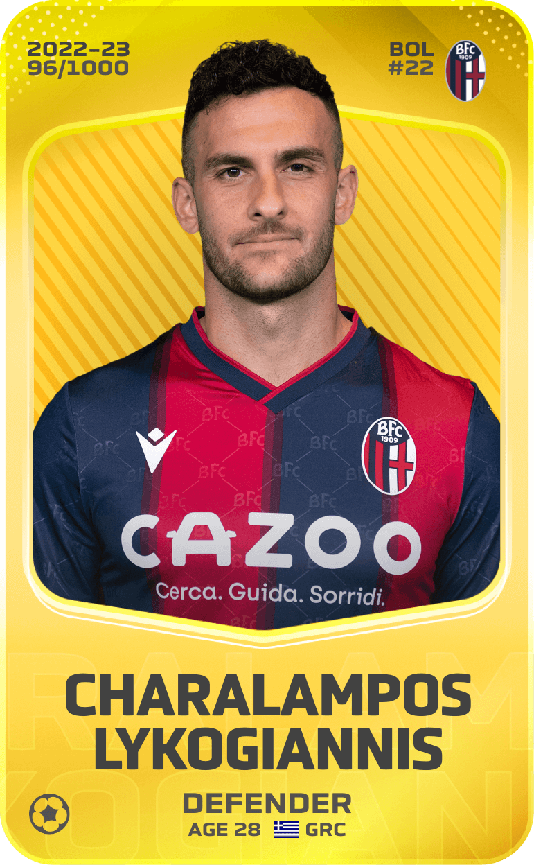 Charalampos Lykogiannis 2022-23 • Limited 96/1000