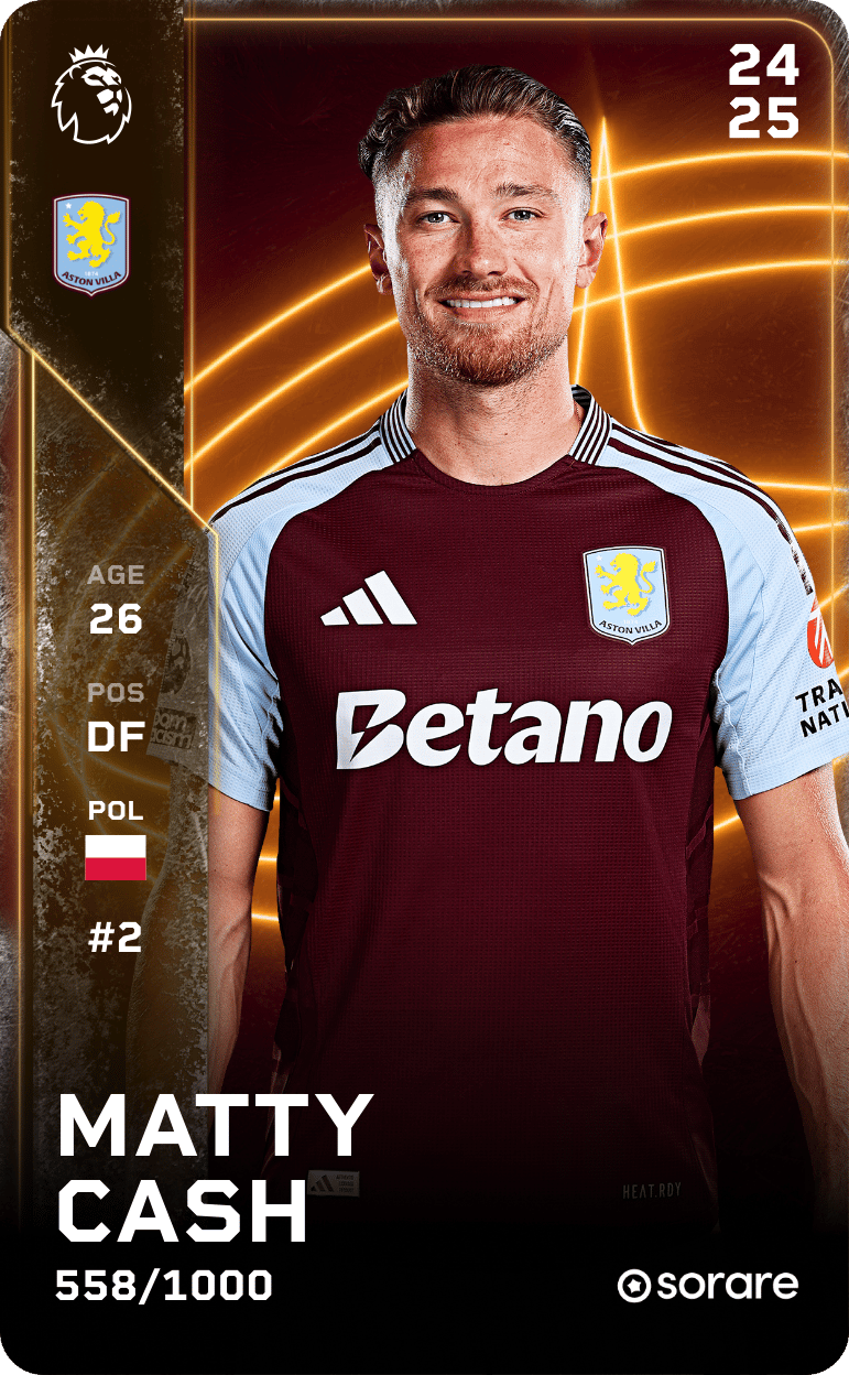 Matty Cash 2024-25 • Limited 558/1000