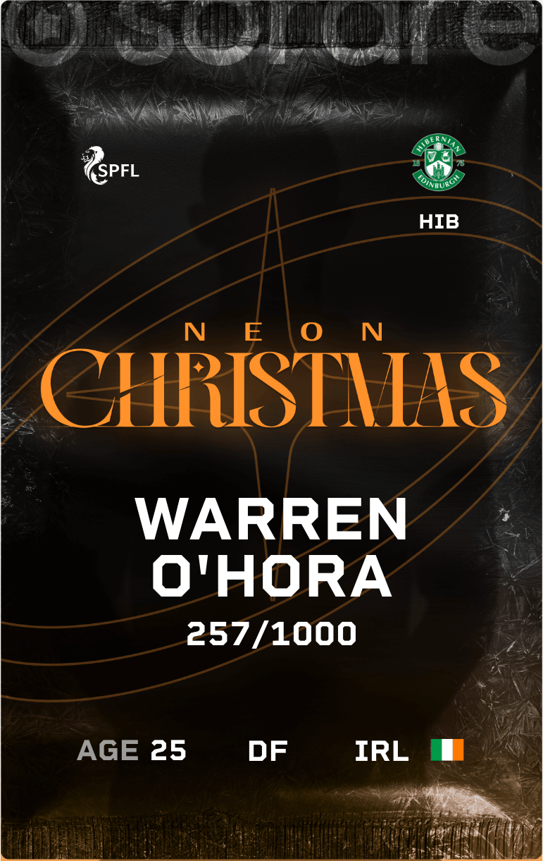 Warren O'Hora 2024-25 • Limited 257/1000