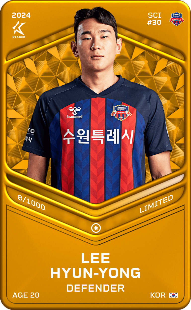 Lee Hyun-Yong 2024-25 • Limited 8/1000
