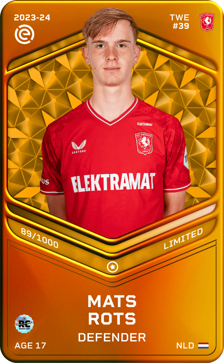 Mats Rots 2023-24 • Limited 89/1000
