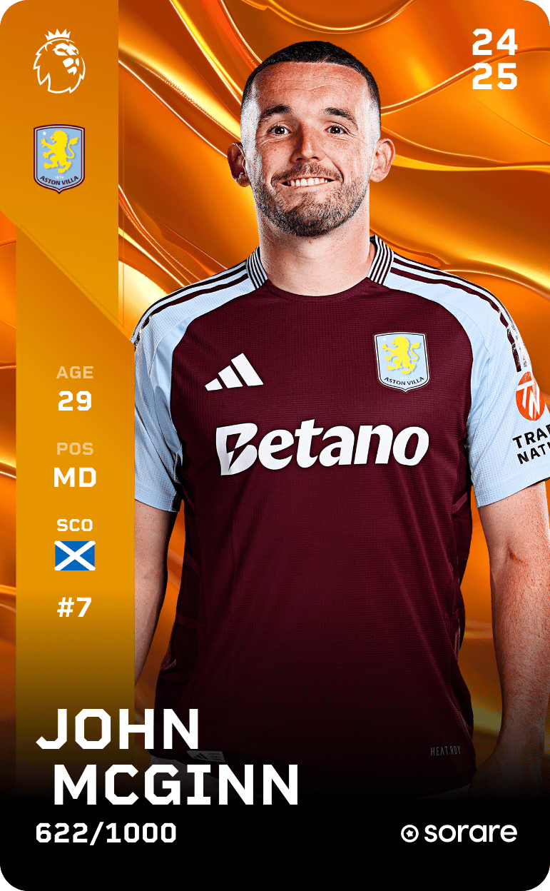 John McGinn 2024-25 • Limited 622/1000