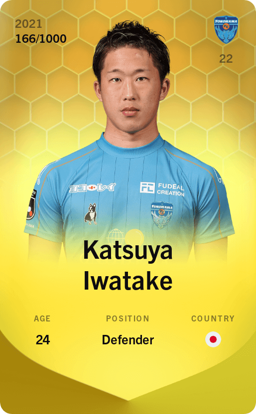 Katsuya Iwatake 2021-22 • Limited 166/1000