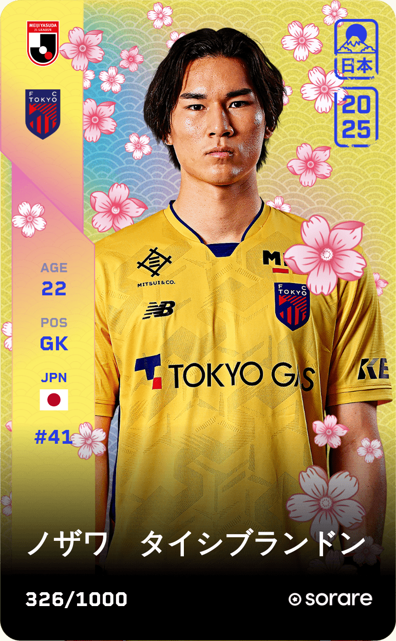 Taishi Brandon Nozawa 2025-26 • Limited 326/1000