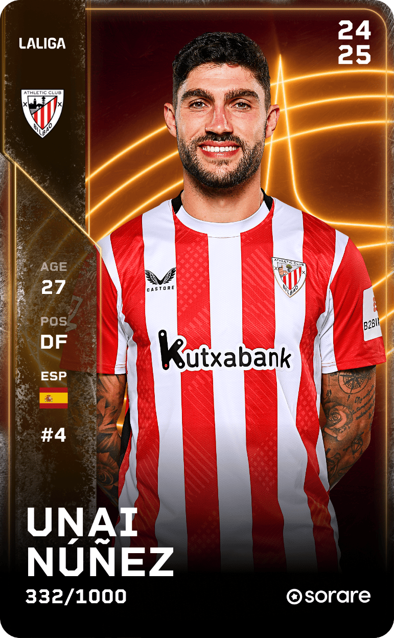 Unai Núñez 2024-25 • Limited 332/1000