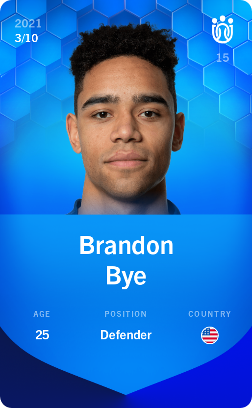 Sorare - Sorare Official - Brandon Bye 2021-22 • Super Rare 3/10 - NFT # 39877547691967141927732552198819213022105577928750047614349475561149901148288