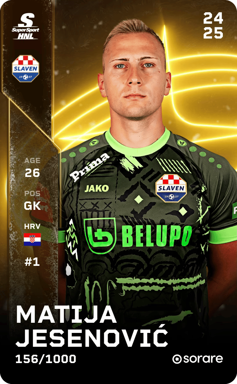 Matija Jesenović 2024-25 • Limited 156/1000