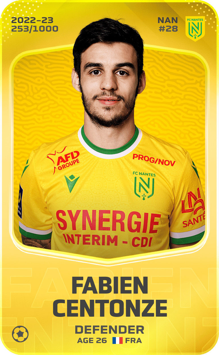 Fabien Centonze 2022-23 • Limited 253/1000