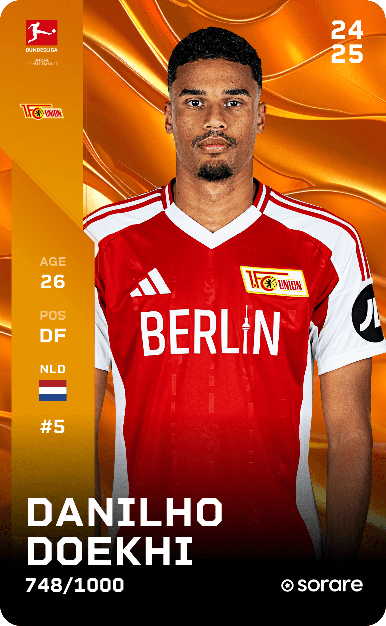 Danilho Doekhi 2024-25 • Limited 748/1000