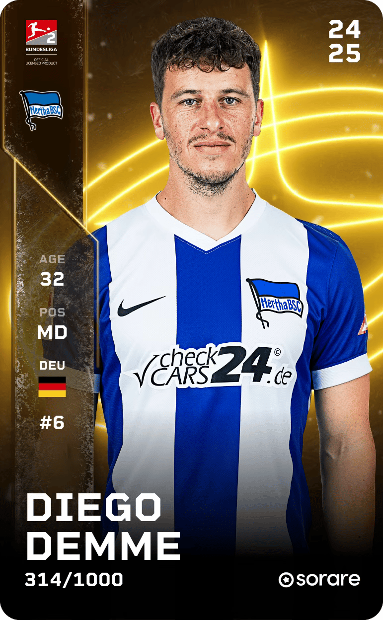 Diego Demme 2024-25 • Limited 314/1000