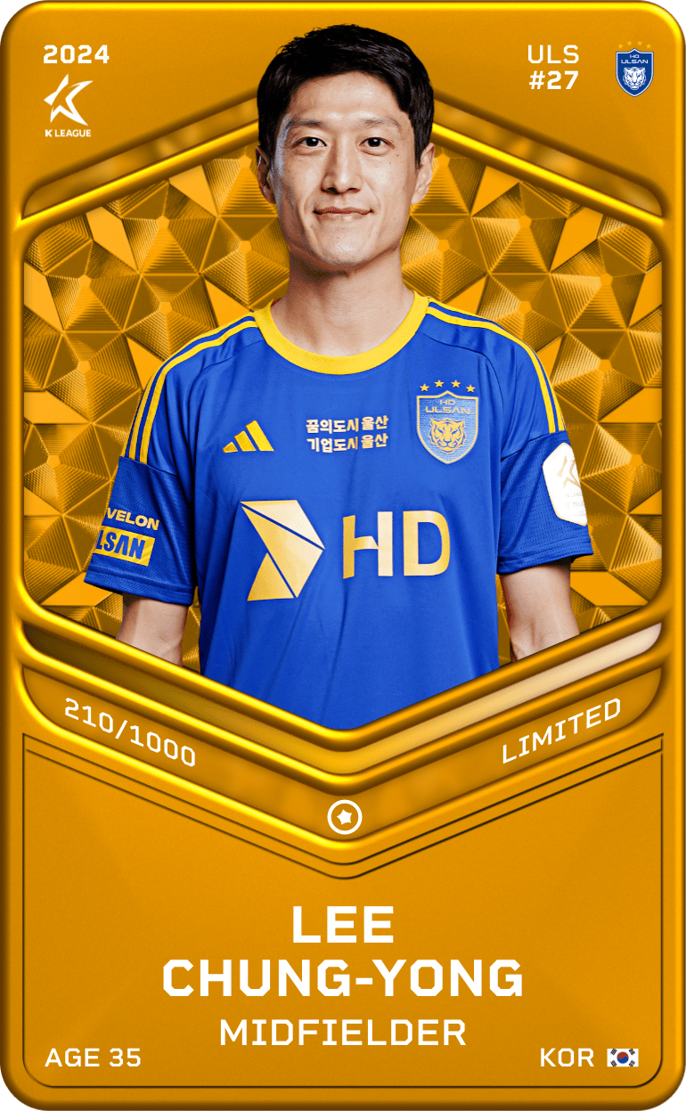 Lee Chung-Yong 2024-25 • Limited 210/1000