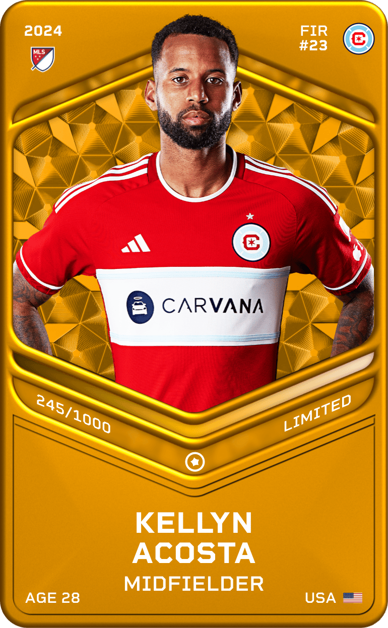 Kellyn Acosta 2024-25 • Limited 245/1000