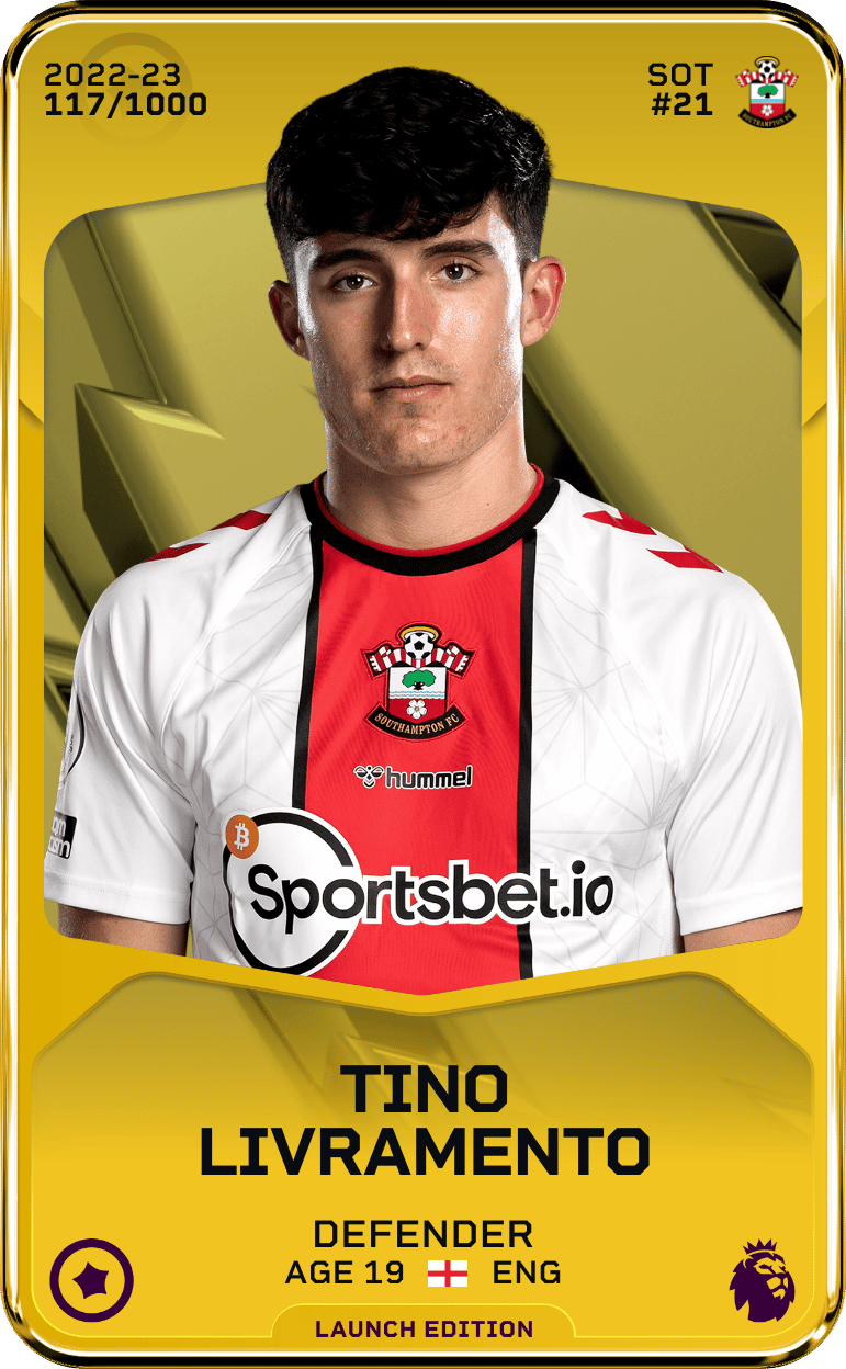 Tino Livramento 2022-23 • Limited 117/1000