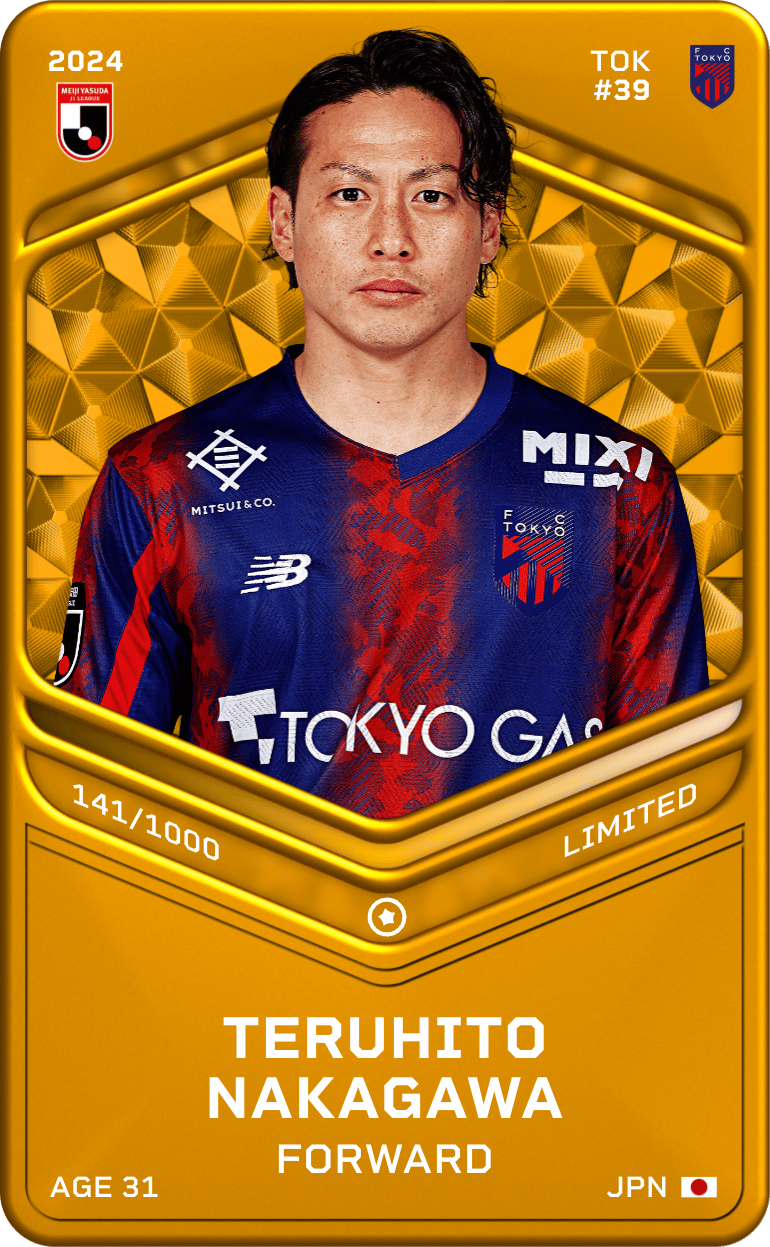 Teruhito Nakagawa 2024-25 • Limited 141/1000