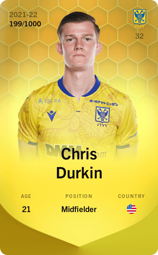 Chris Durkin 2021-22 • Limited 199/1000