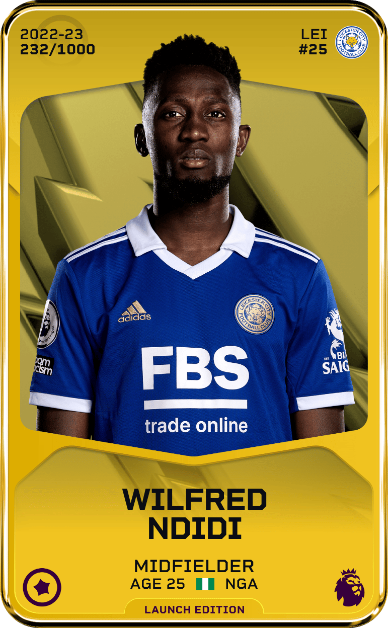 Wilfred Ndidi 2022-23 • Limited 232/1000