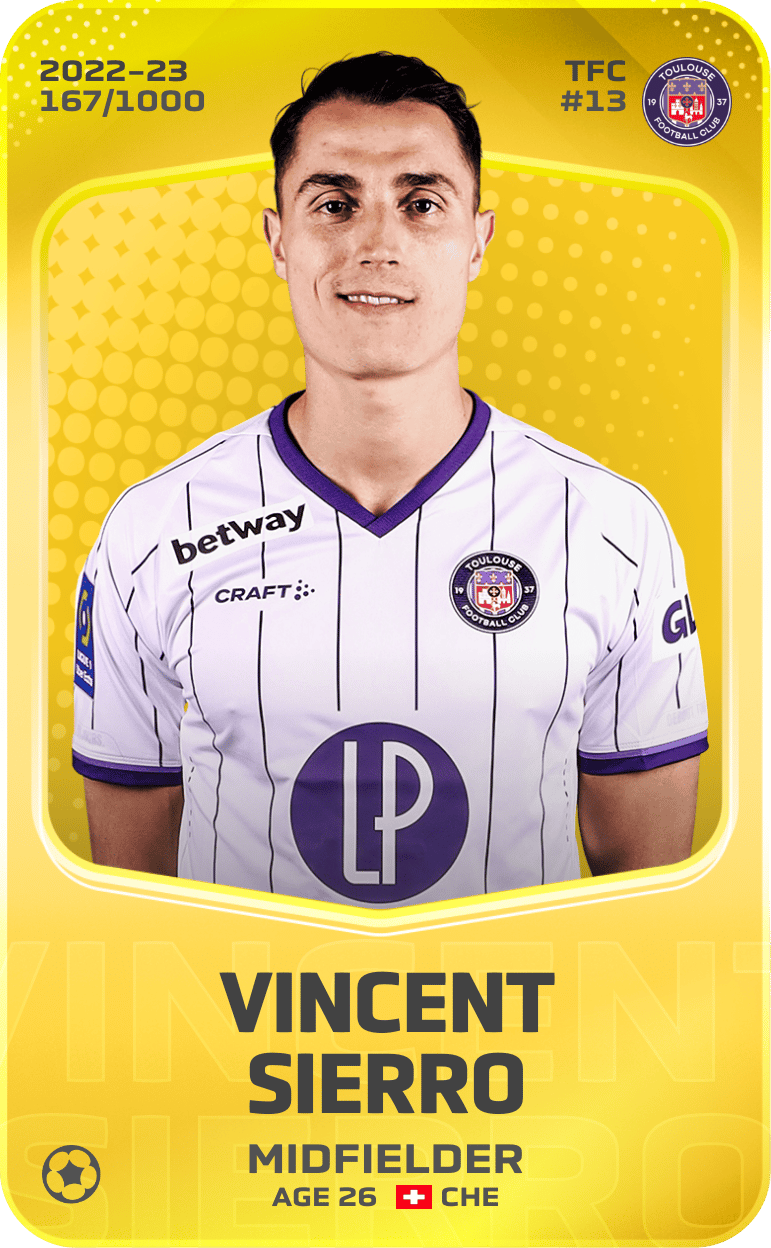 Vincent Sierro 2022-23 • Limited 167/1000