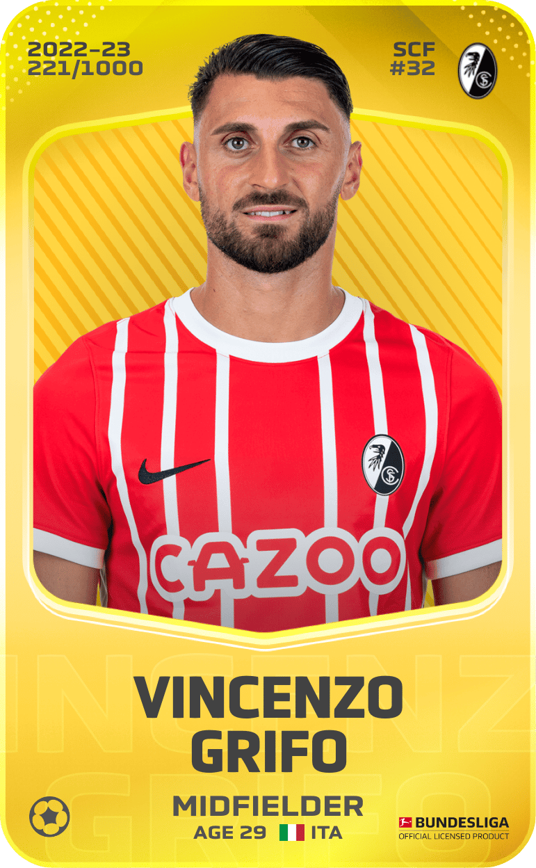 Vincenzo Grifo 2022-23 • Limited 221/1000