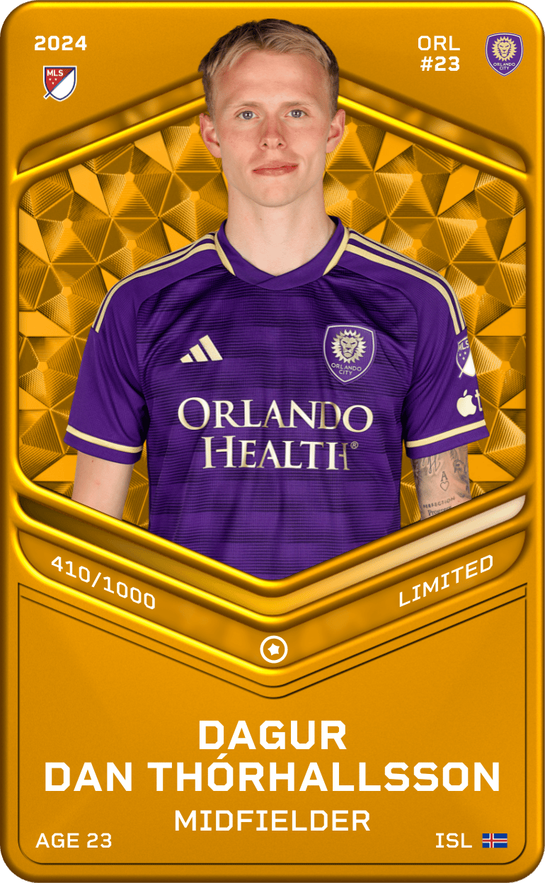 Dagur Dan      Thórhallson 2024-25 • Limited 410/1000