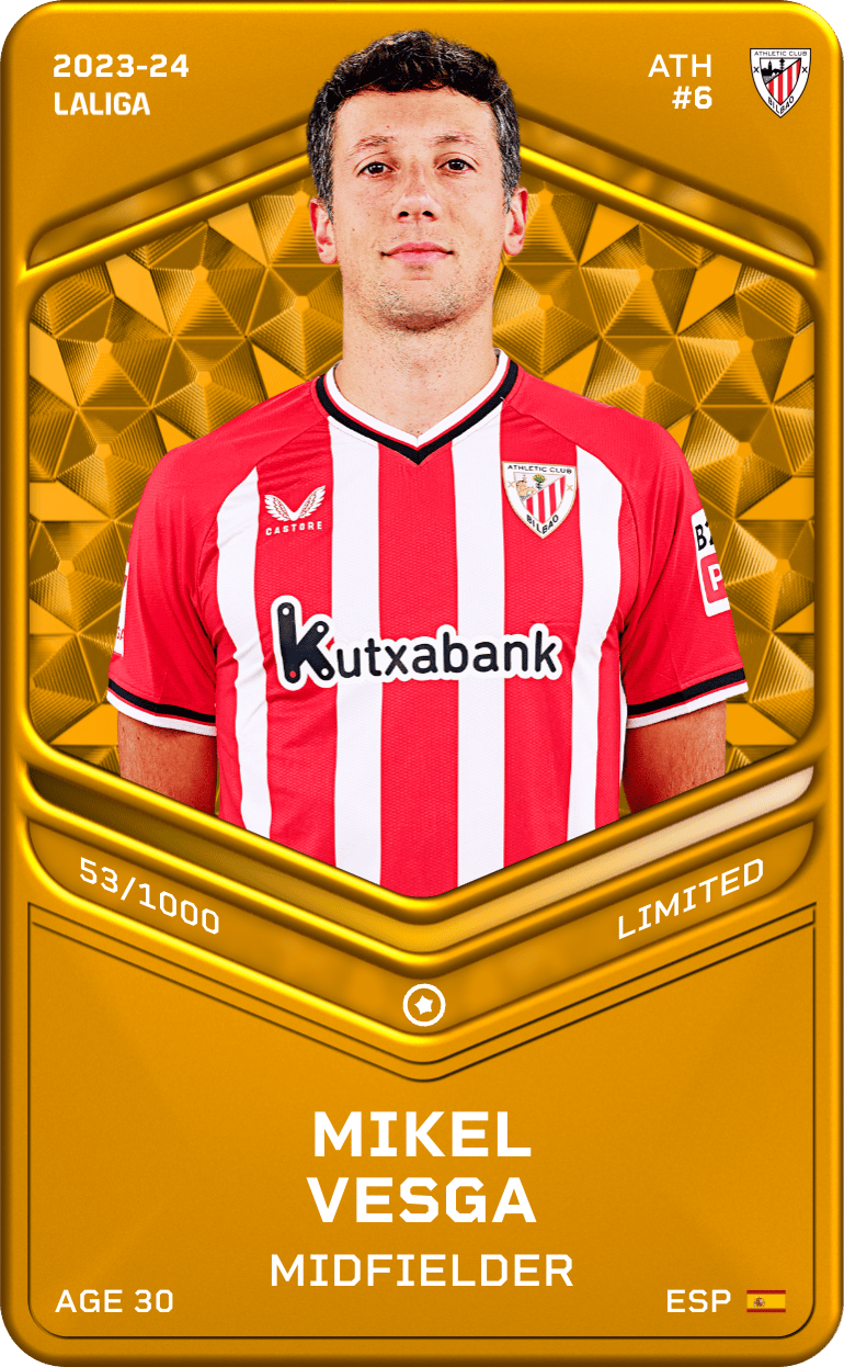 Mikel Vesga 2023-24 • Limited 53/1000