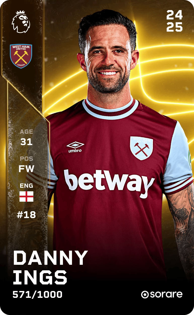 Danny Ings 2024-25 • Limited 571/1000