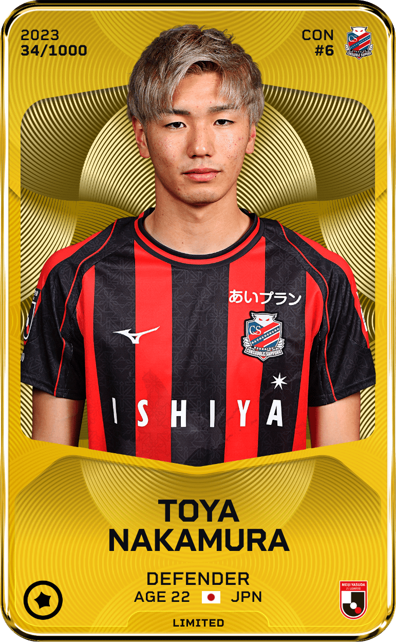 Toya Nakamura 2023-24 • Limited 34/1000
