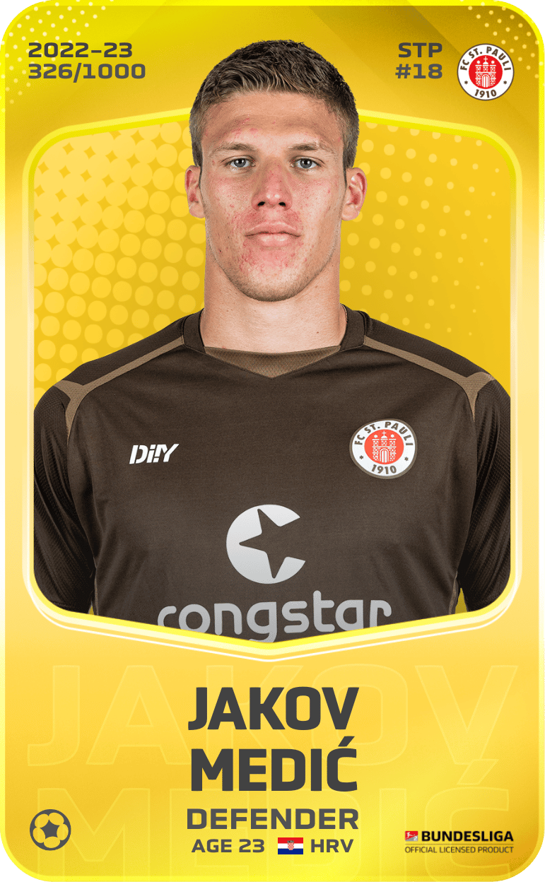 Jakov Medić 2022-23 • Limited 326/1000