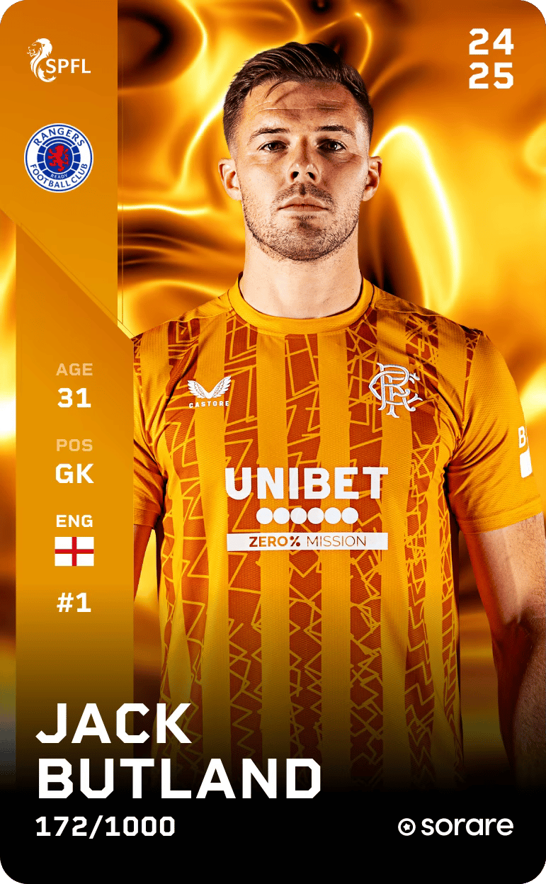 Jack Butland 2024-25 • Limited 172/1000