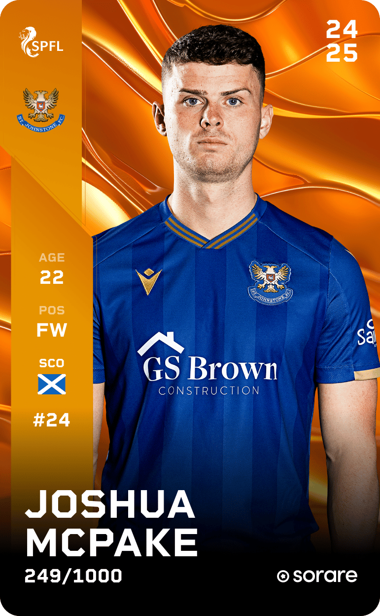 Joshua McPake 2024-25 • Limited 249/1000