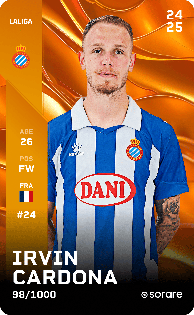 Irvin Cardona 2024-25 • Limited 98/1000