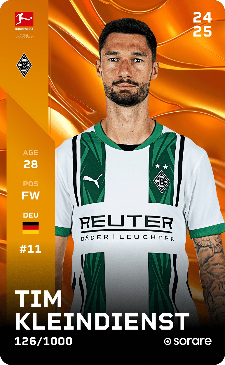 Tim Kleindienst 2024-25 • Limited 126/1000