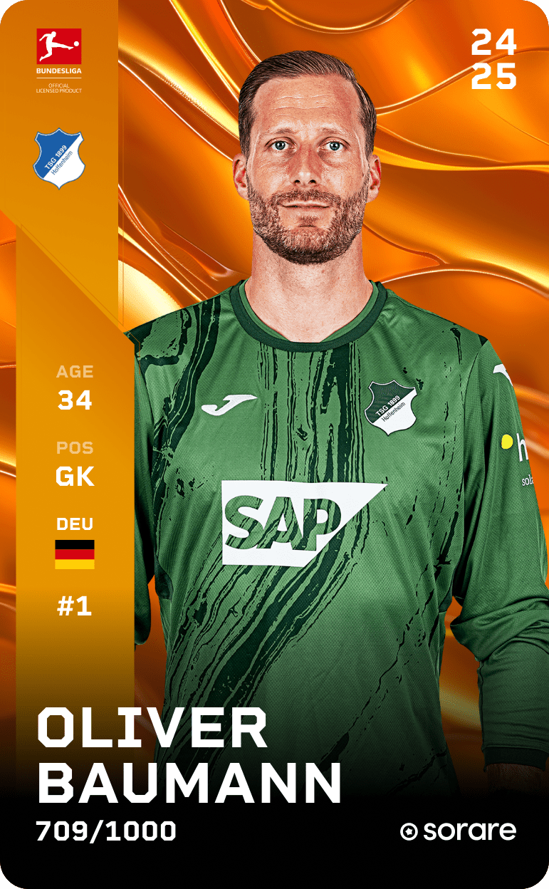 Oliver Baumann 2024-25 • Limited 709/1000
