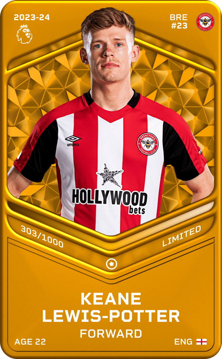 Keane Lewis-Potter 2023-24 • Limited 303/1000
