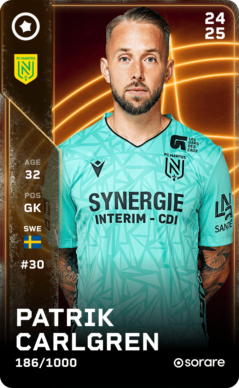 Patrik Carlgren 2024-25 • Limited 186/1000