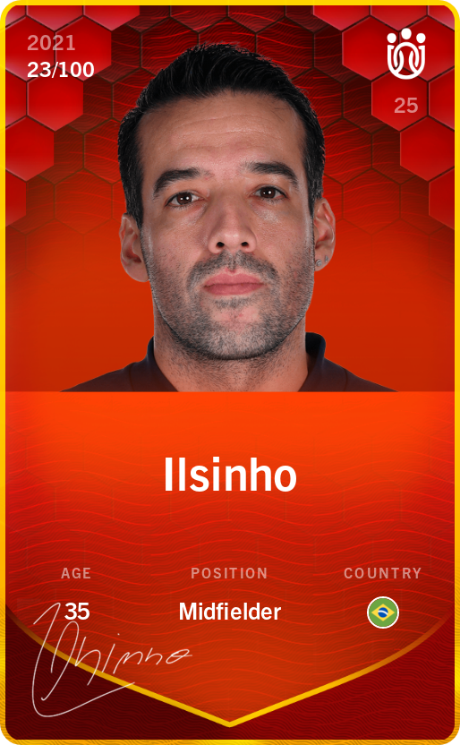 Sorare - Sorare Official - Ilsinho 2021-22 • Rare 23/100 - NFT # 20097152852295031496729479490552162542230980281919522152988570239867745438539